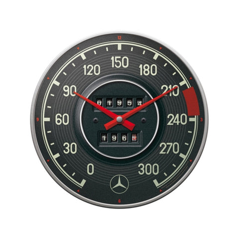 Nostalgic-Art Wall Clock Mercedes-Benz Speedo Retro Design 30cm