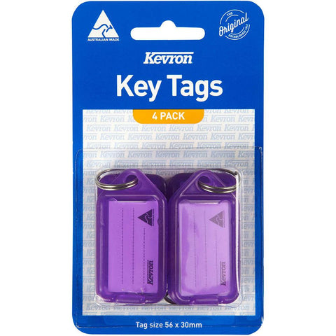 Kevron ID5 Keytags Lilac Pack 4