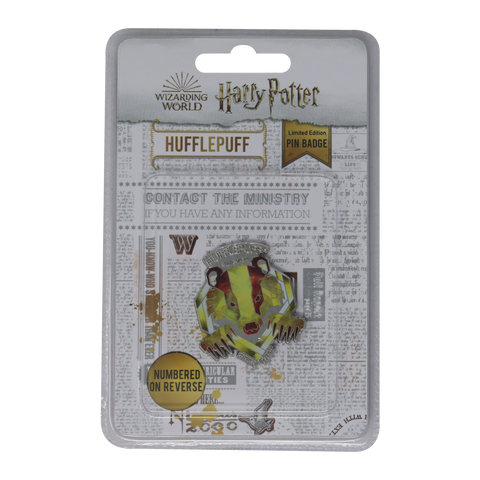 Fanattik Harry Potter Limited Edition Hufflepuff House Pin Badge