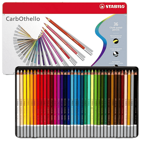 STABILO CarbOthello Chalk Pastel Colour Pencils [Tin 36]