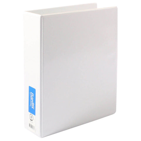 Bantex Insert Binder 50mm A4 (White) - 4 D-ring