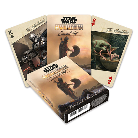 Aquarius Star Wars The Mandalorian Concept Art Playing Cards Poker Deck 14y+