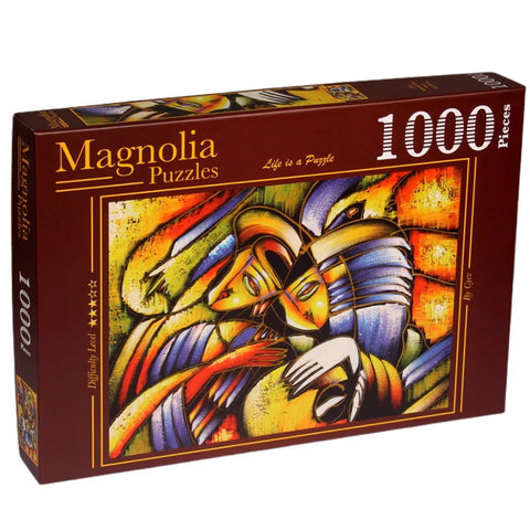 Magnolia 1000-Pieces Abstract Face Puzzle