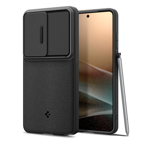 Spigen Galaxy S26 Ultra Optik Armor Case (Black)