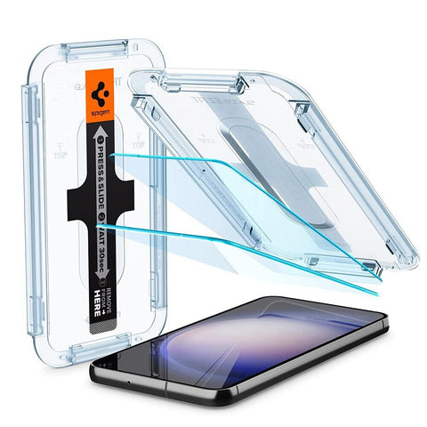 Spigen Samsung Galaxy S23 Plus EZ Fit GLAS.tR Slim 2PCS Glass Screen Protector - Clear