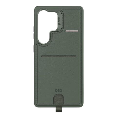 EFM Berlin Wallet Case for Samsung Galaxy S25 Ultra - Green