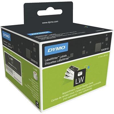 Dymo 30374 Lw Labels Appointment Business Cards Non Adhesive 89x51mm Pack 300