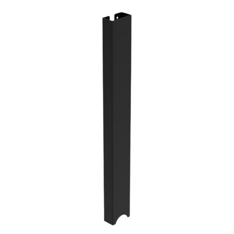 Desky Magnetic Cable Management Tray 500mm - Black