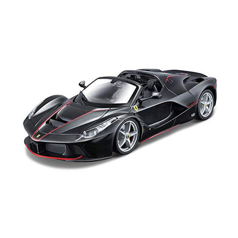 Maisto Licensed 1:24 Scale Assembly Line LaFerrari Aperta 2018 Diecast Model Car Black