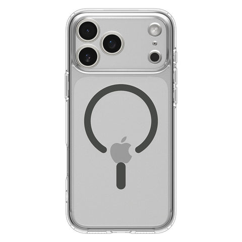 Spigen Apple iPhone 17 Pro Ultra Hybrid (MagFit) Case (Clear Case / Graphite Ring)