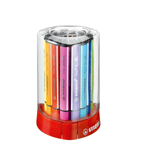 Stabilo Trio Scribbi Fibre Tip Pens [Box 12]