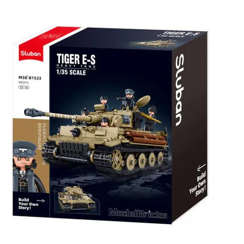 Sluban 1/35 941pc Tiger I Tank