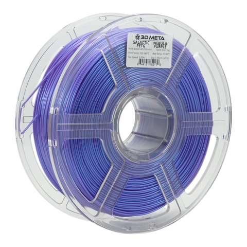 3D META Galactic PETG 3D Printing Filament - Nebula Purple