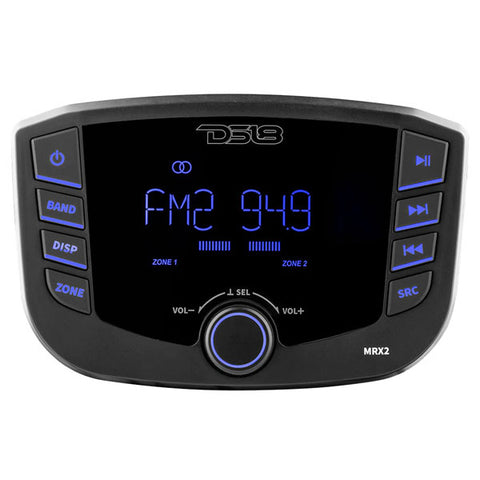 DS18 MRX2 Marine & Powersport Head Unit w 3'' LCD Screen