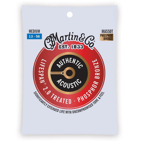 Martin Guitar MA550T Authentic Treated String 92/8 (Phosphor Bronze) [Medium]