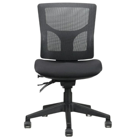 Rapidline Milan Mesh Chair Medium Back Black
