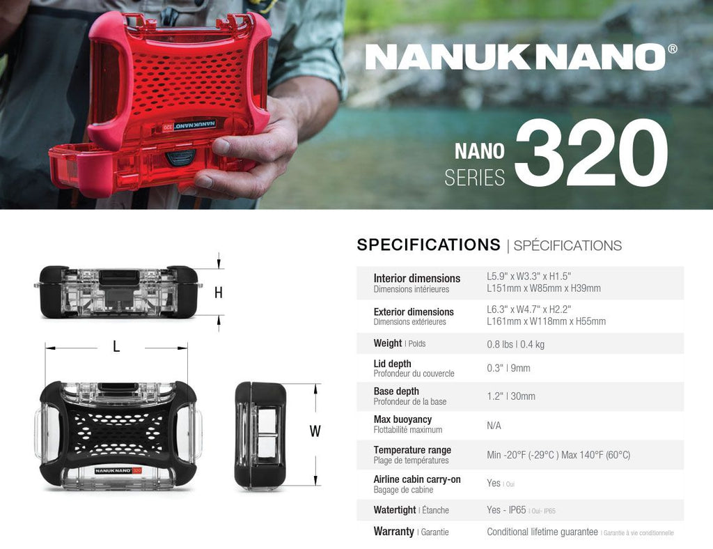Nanuk Nano 320 Case (Red) - JB Hi-Fi