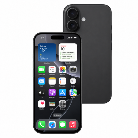 Apple iPhone 16 Plus 256GB (Black) [~Refurbished: Excellent]