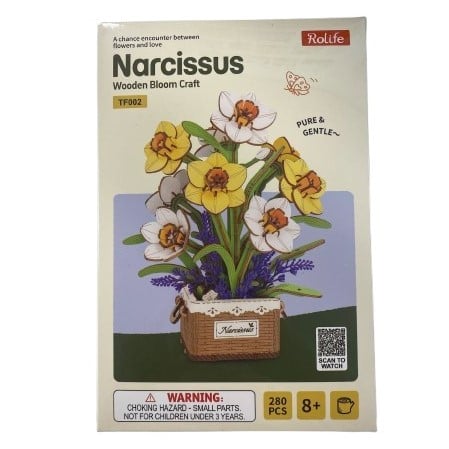 Robotime Wood Bloom Narcissus (Daffodil)