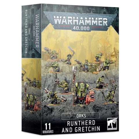 Games Workshop Warhammer 40K Orks Runtherd And Gretchin