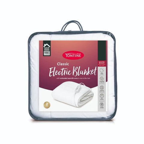 Tontine Classic Electric Blanket with Dual Climate Zones (Single)