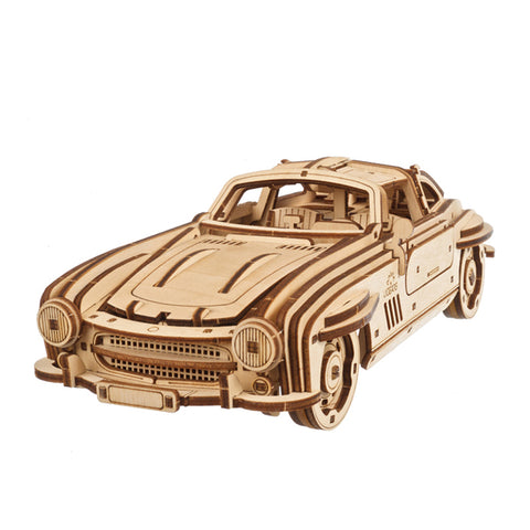 Ugears 1:24 Scale Winged Sports Coupe Wooden Model Kit