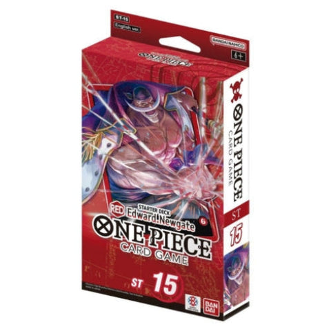 Bandai One Piece Card Game Edward Newgate Starter Deck ST-15 Red