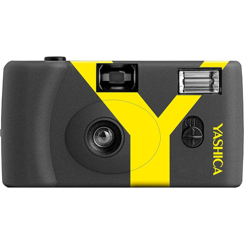 Yashica MF-1 Snapshot Reusable 35mm Film Camera Set (Grey)
