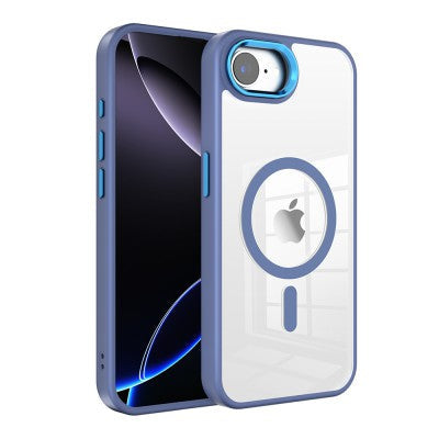 Redefine Clear Case with Metal Lens for iPhone 16e / iPhone 17e - Blue