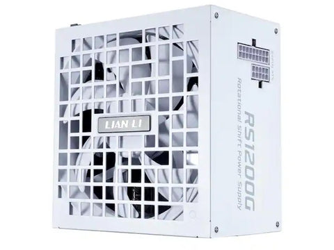 Lian Li RS1200G Rotational Shift 1200W 80+ Gold Fully Modular ATX 3.1 Power Supply - White
