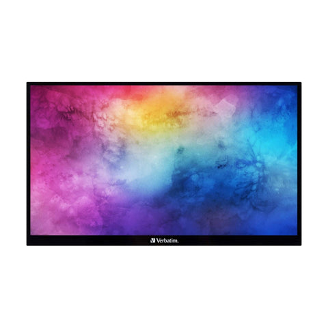 VERBATIM Portable Touchscreen Monitor Full HD 1080p USB-C/HDMI 14" Metal