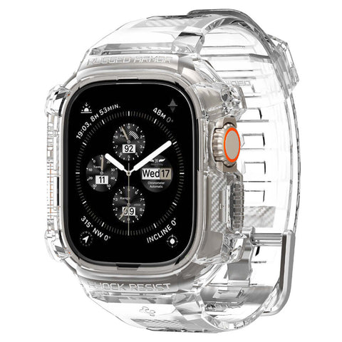 Spigen Apple Watch Ultra 3/2/1 49mm Rugged Armor Pro Band Case (Clear)