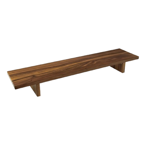 Desky Minimal Monitor Stand - Saman Hardwood