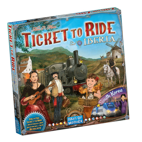 Days Of Wonder Ticket to Ride Map Collection Volume 8 Iberia & South Korea