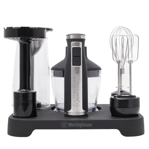 Westinghouse Multi Function 350W Stick Mixer Set with Lock In Stand