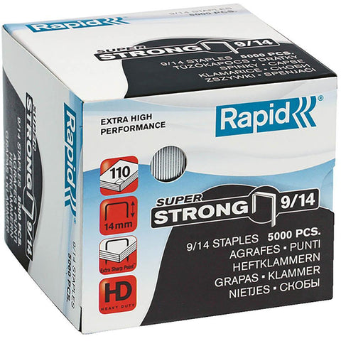 Rapid Strong Staples 9/14 Box 5000