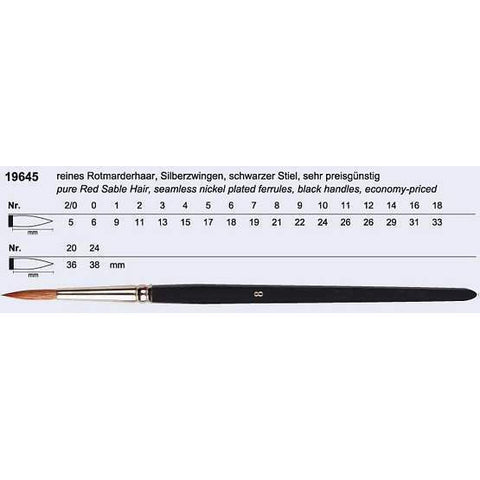 Vp Leonhardy Fine Hair Hobby Brush 3/0
