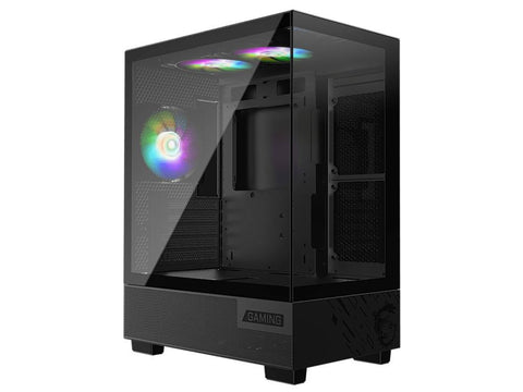 MSI PAG PANO M110A RGB Panoramic Micro-ATX Case - Black
