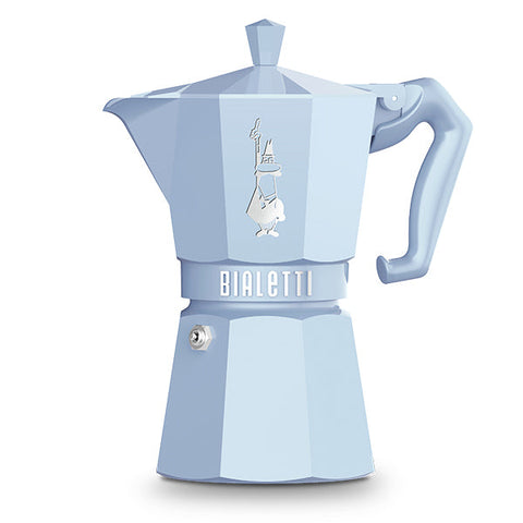 Bialetti Moka Exclusive - 3 Cup / Light Blue