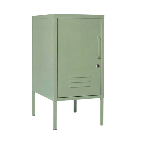 Desky Oslo Metal Locker Cabinet - Sage / Left Opening