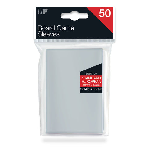 Ultra Pro: UP82602-1 59mmx92mm Standard European Board Game Sleeves 50ct