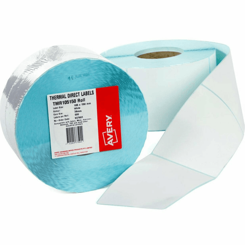 Avery 937601 Direct Thermal Labels With Perforation 101m150mm [Roll 500]