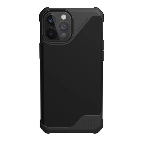UAG Metropolis LT Phone Case for iPhone 12 Pro Max - SATN ARMR Black - SATN ARMR Black