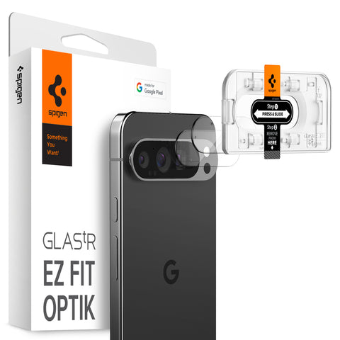 Spigen Google Pixel 9 Pro EZ Fit GLAS.tR Optik 2PCS Camera Lens Protector - Clear