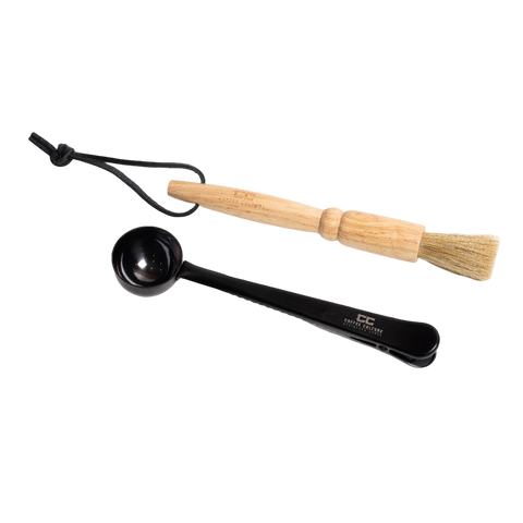 Coffee Culture 2Pc Coffee Brush And Spoon Set