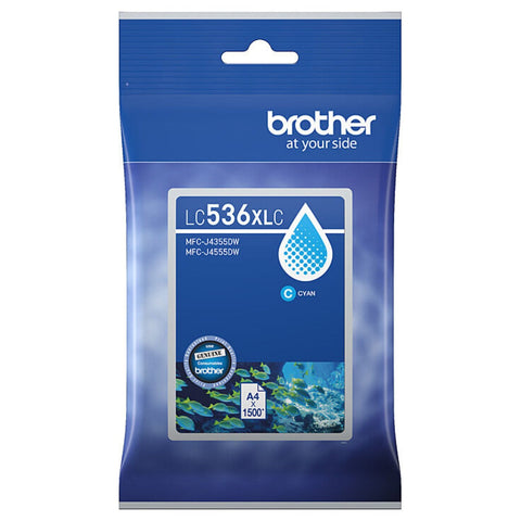 Brother LC536 Cyan Ink Cartridge LC-536XLC