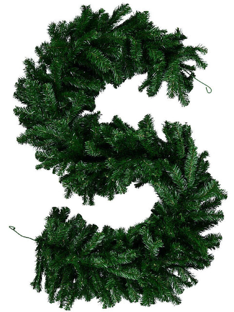 Christmas Warehouse - GARDDG16 2.7m Thick Balsam Pine Christmas Garland | 380 Tips Green