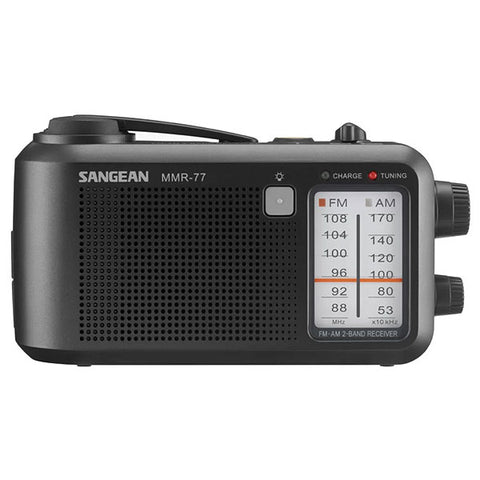 Sangean MMR-77 AM/FM Multi Powered Radio - Black