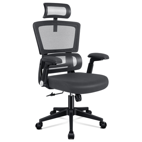ALFORDSON Mesh Office Chair Executive Computer Seat Tilt Study Work (Grey)
