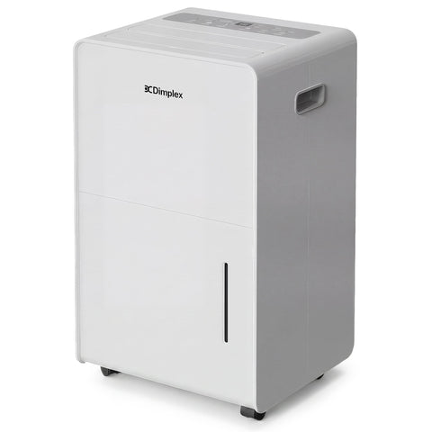 Dimplex 20L Portable Dehumidifier 4L Tank & 2 Speeds (White)